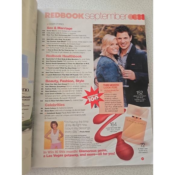 Redbook Magazine September 2003 Paula‎ Abdul Cover - Picture 4 of 6